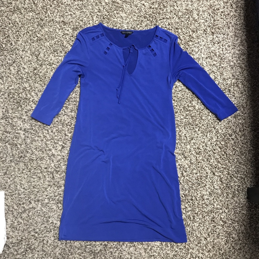 Royal blue dress